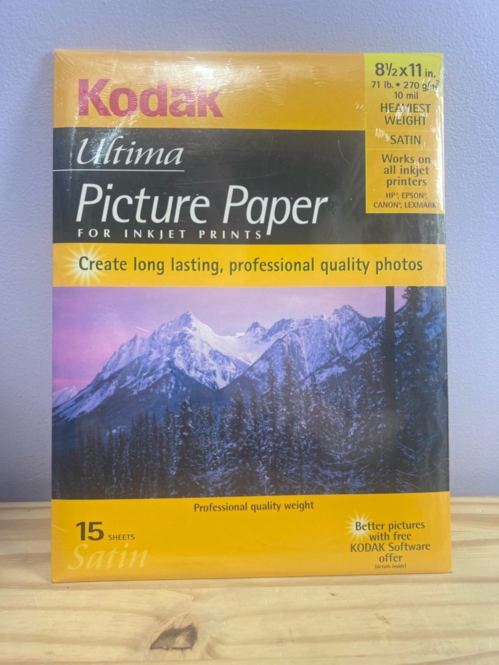 Kodak Ultima Picture Paper for Inkjet Prints